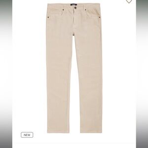 PAIGE Ivory Corduroy Federal Slim-Straight‎ Jeans